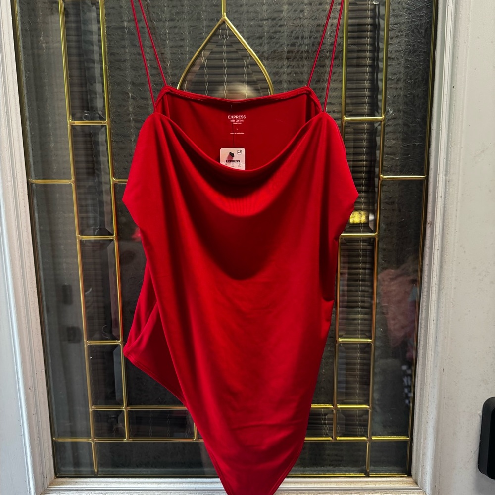 Express Red bodysuit